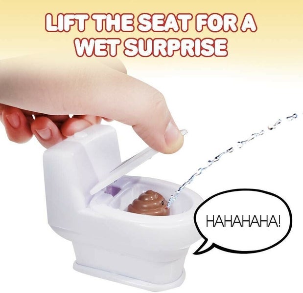 Squirter Toilet Bowl Water Funny Toy ~ GaG Prank Joke Classic Kid Gift Carousel 1