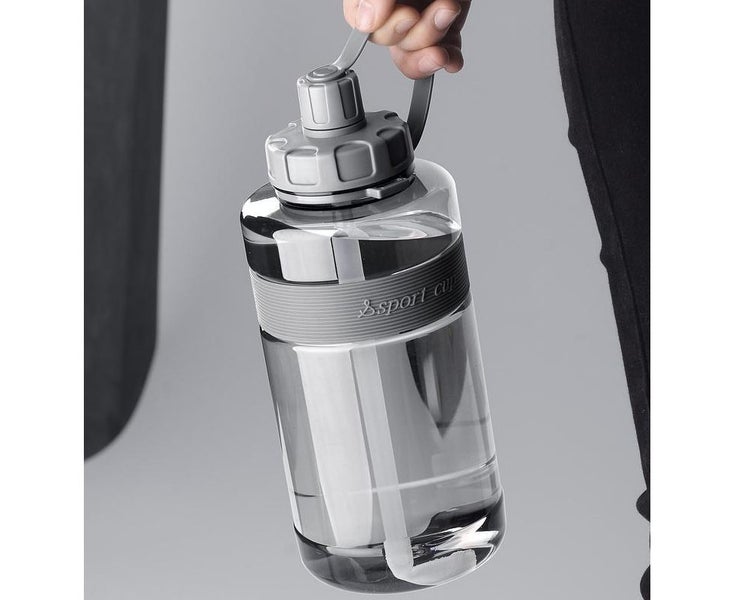 2L Water Bottle Fitness Water Cup High Capacity Food Grade Refill for Sport Carousel 4