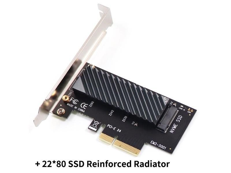 Add On Cards PCIE To M2 Adapter PCI Express 3.0 X4 To NVME SSD M2 PCIE Raiser Carousel 1