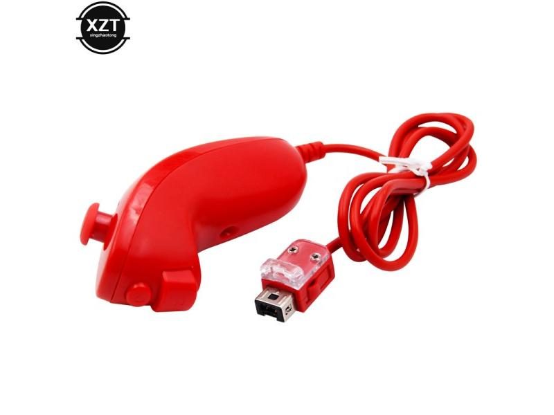 For Nintendo Wii Gamepad Nunchuk Left Hand Curved Joystick Controller Carousel 1