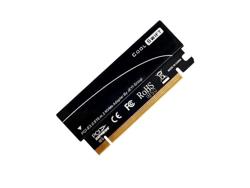 JEYI M.2 2280 Key Nvme SSD To PCI-e 4.0 Adapter With Aluminum Case Supports Carousel 1