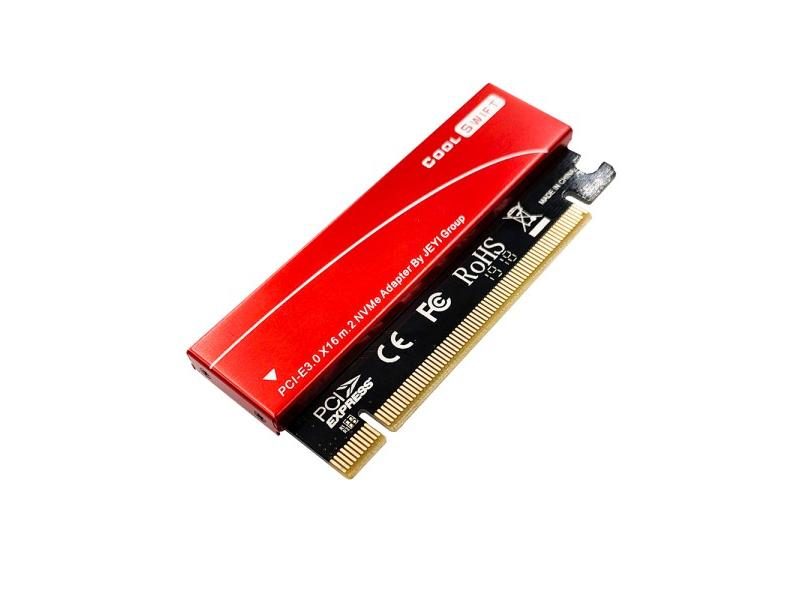 JEYI M.2 2280 Key Nvme SSD To PCI-e 4.0 Gen4 Adapter PCIE X16 Card With Carousel 1