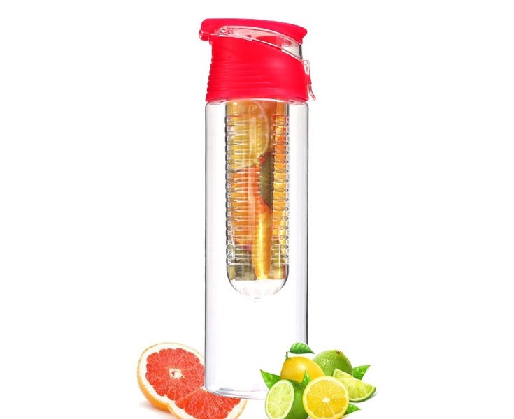 800ml Fruit Infusing Infuser Water Bottle Plastic Sport Detox Health Cup Ro Carousel 2
