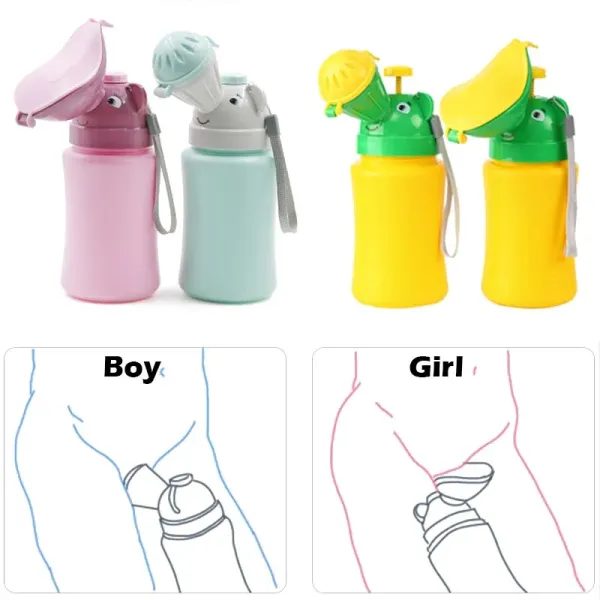 Portable Baby Hygiene Toilet Urinal Boys Girls Pot Outdoor Car Travel Carousel 2
