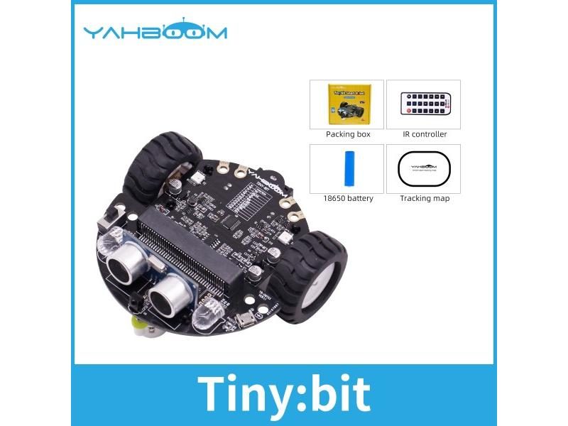 Yahboom Microbit Car Programmable Toys With Battery CE RoHS For STEM Education Carousel 1