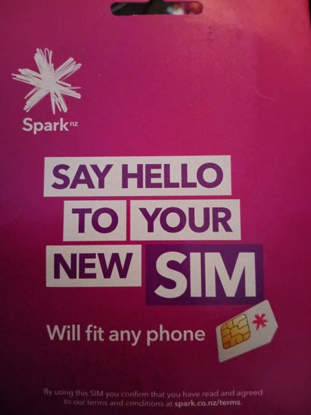 Prepaid spark sim, easy number Carousel 1