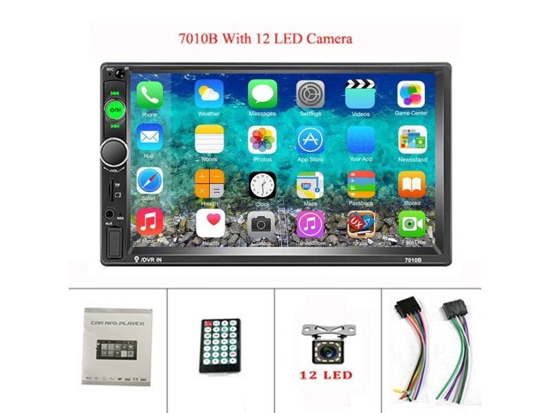 Podofo Universal 2 Din Car Radio Stereo 7 INCH HD Touch Screen Multimedia Carousel 1