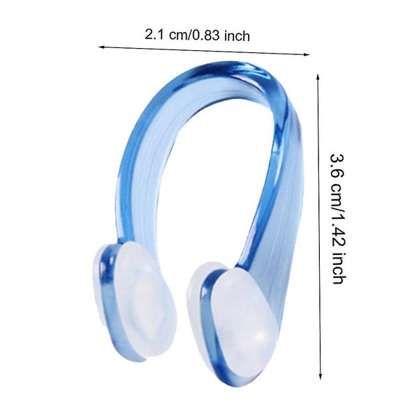 Swimming Nose Clip 14pcs Waterproof Silicone Swim Training Nose Plug Protector Carousel 2