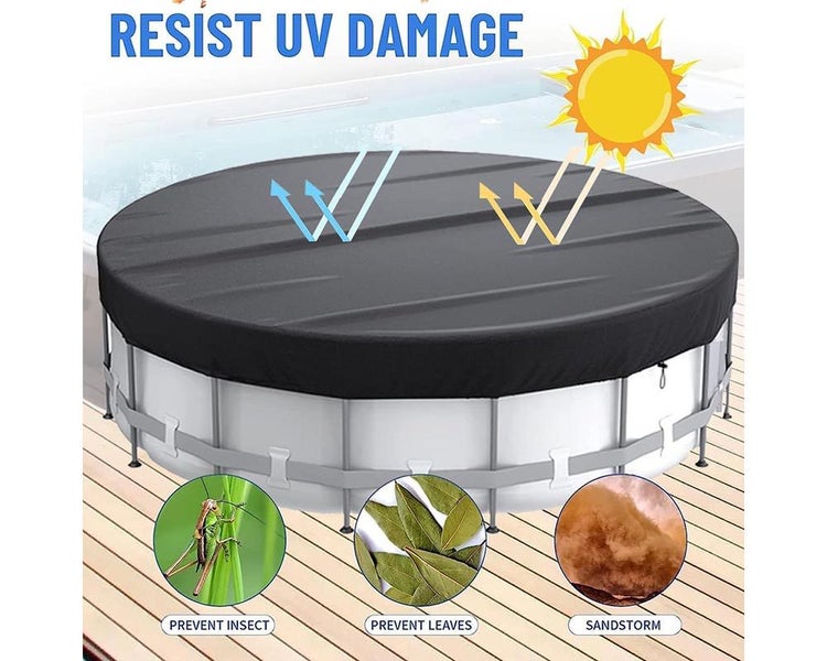 New Foldable Round Sunscreen Dustproof Swimming Pool Cover Afterpay Carousel 9