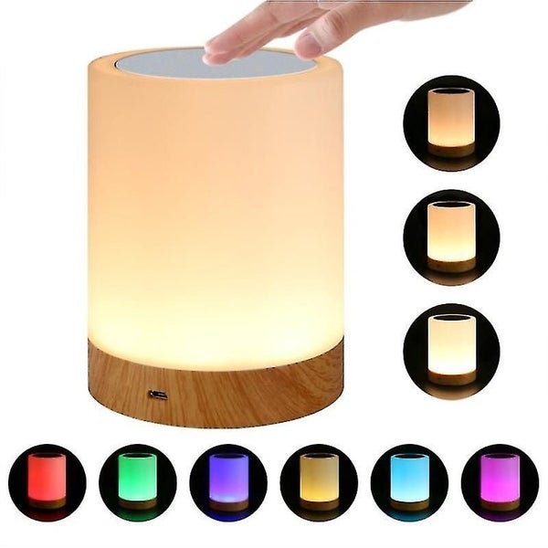 Touch Table Lamp, Dimmable Bedside Lamp With Warm White Light Carousel 1