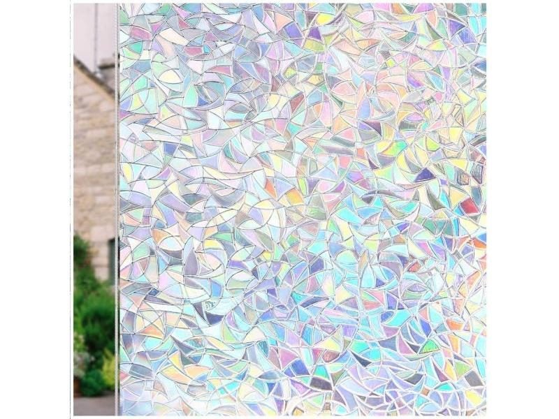 Mul-styles Decorative Window Film Anti Look Static Cling For Glass Stained Carousel 1