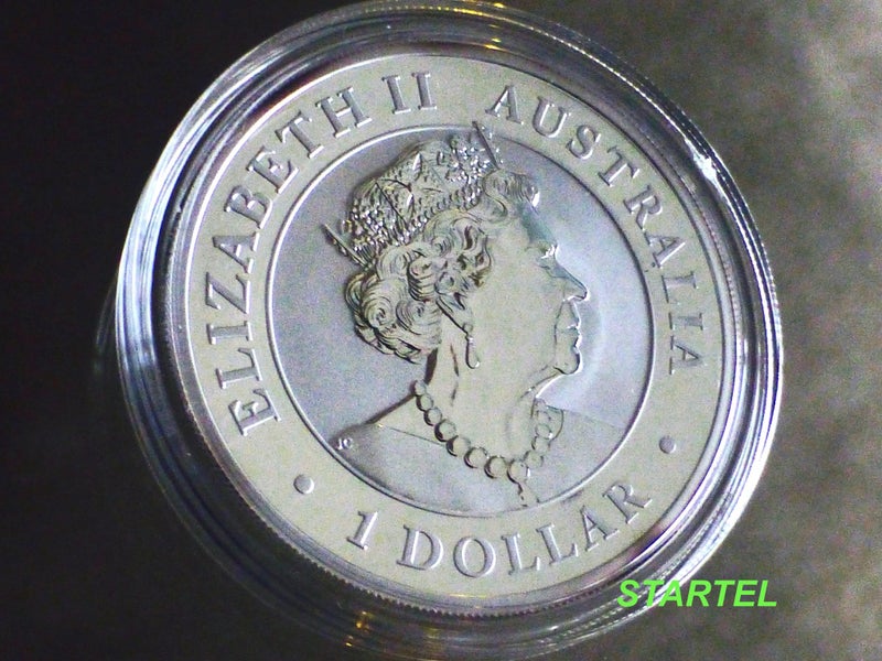 2007 Kookaburra 1 Oz silver bullion coin Carousel 2