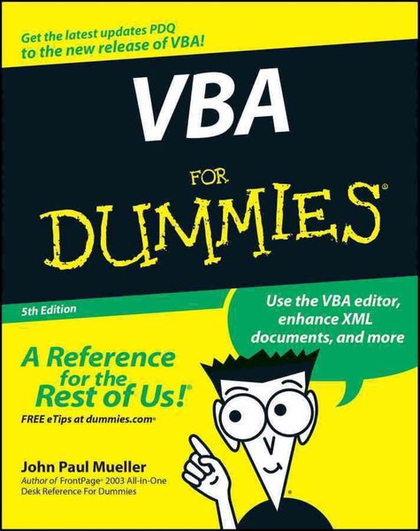 VBA For Dummies by John Paul Mueller - Paperback Carousel 1