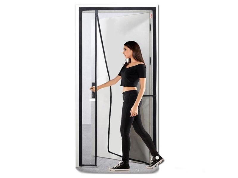 DTGJ Side Open Magnetic Door Screen Mosquito Net Custom Size Curtain For Summer Carousel 1