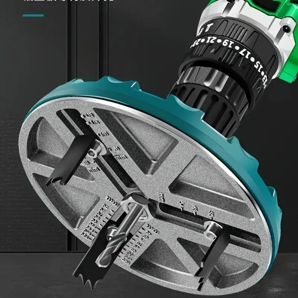 Adjustable Hole Saw Cutter 4.32cm to 12.7cm Wood Drilling Bit Carousel 1