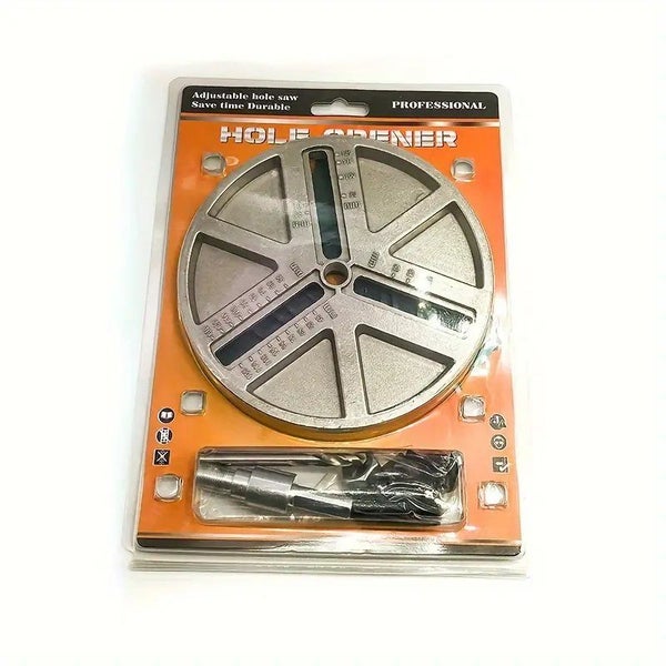 Adjustable Hole Saw Cutter 4.32cm to 12.7cm Wood Drilling Bit Carousel 2
