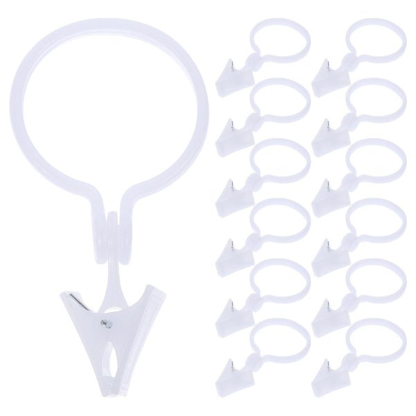 80pcs Curtain Rings With Clips Curtain Clips Curtain Hangers Clips Drapery Clip Carousel 1