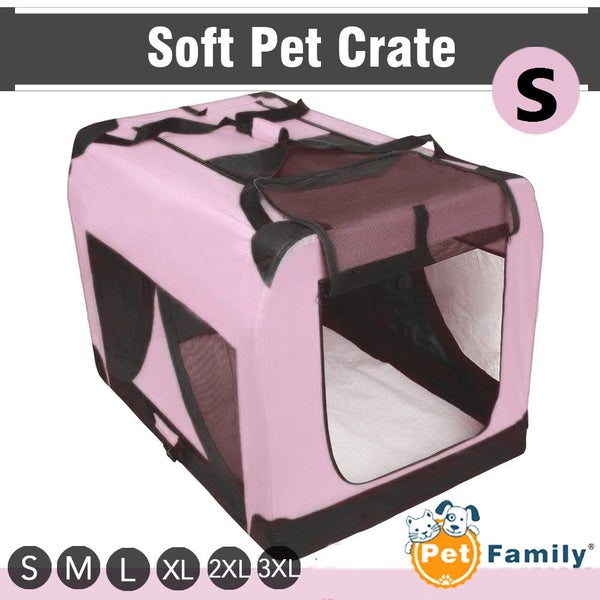 Dog Travel Cage Dog Collapsible Soft Travel Crate Carousel 1