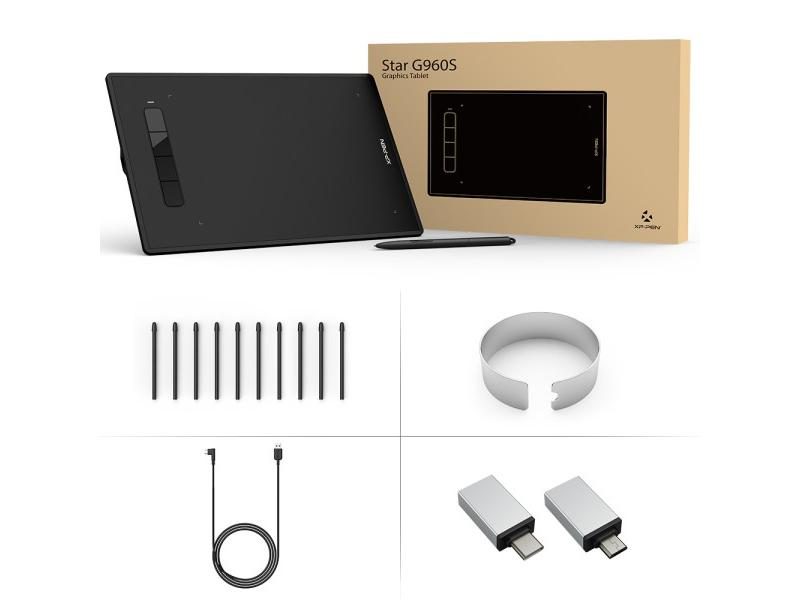 XPPen Star G960S/S Plus Graphics Tablet 8192 Levels For Windows/MAC Pen Tablet Carousel 1