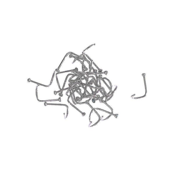 30pcs Stainless Steel Rhinestone Decorated Nose Rings Nose Studs Bone Screw Nos Carousel 1
