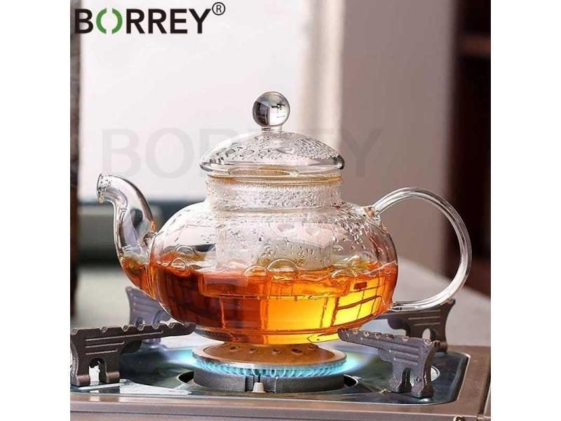 Tea Pot/Tea Cups/Tea Pot And Cups Set Heat Resistant Glass Tea Infuser Kung Fu Carousel 1