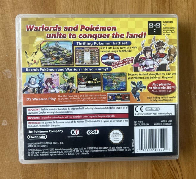 Pokémon Conquest (Nintendo DS and 3DS) Carousel 2