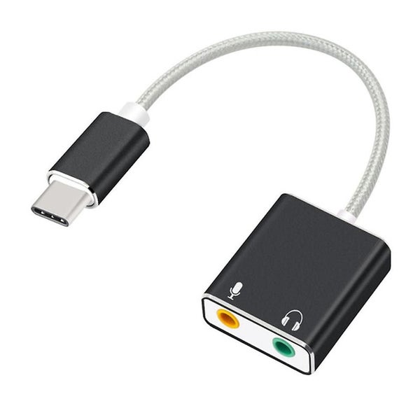 Usb C External Sound Card, 7.1 Channel Sound Card Adapter, Stereo Sound Card Wit Carousel 1