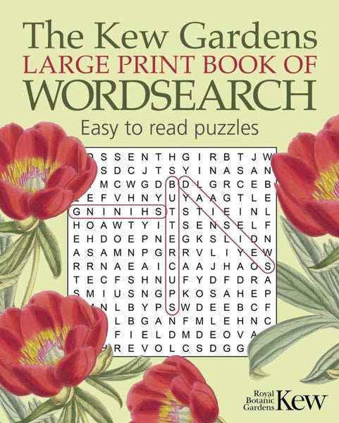 The Kew Gardens Large Print Book of Wordsearch by Eric Saunders - Paperback Carousel 1