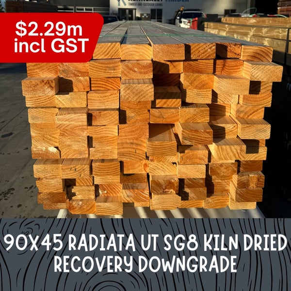 90x45mm RADIATA UT SG8 RECOVERY GRADE DRY FRAME Carousel 1