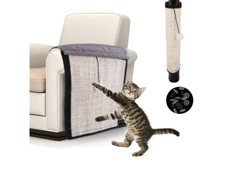 Cat Scratching Post Mat For Cats Natural Sisal Protecting Furniture Foot Chair Carousel 2