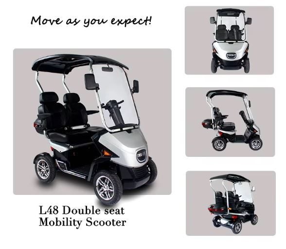8-Year Battery Warranty. LiFePO4. 100km. IM4-L48 Dual Seat Retirement Village. Carousel 2