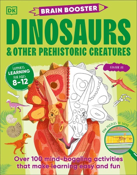 Brain Booster Dinosaurs and Other Prehistoric Creatures by DK - Paperback Carousel 1