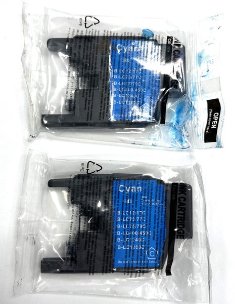 Compatible BROTHER B-LC12/17C CYAN Ink Cartridge #10 - $1 Res (B13 Shelf) Carousel 1