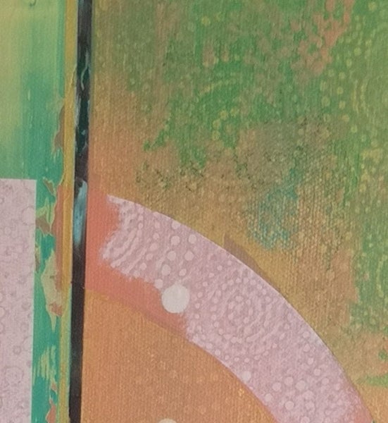 Inspire Peace Art Painting Original Abstract Acrylic for sale by artist Carousel 2