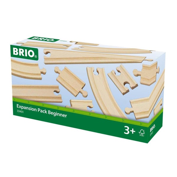 BRIO Expansion Train Track Pack Beginner - 11 pieces Carousel 1