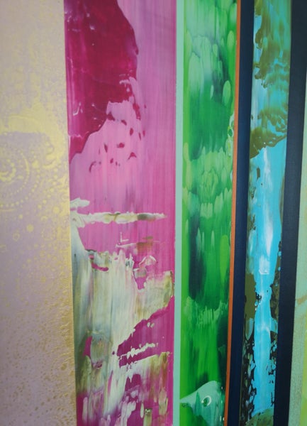 Inspire Peace Art Painting Original Abstract Acrylic for sale by artist Carousel 2