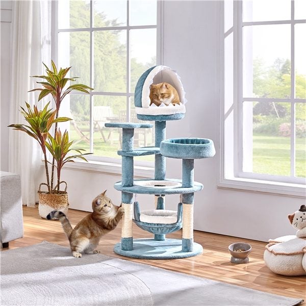Ocean-themed Cat Tree Cat Tower Carousel 1