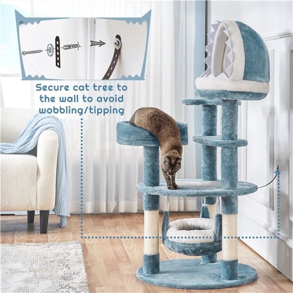 Ocean-themed Cat Tree Cat Tower Carousel 10