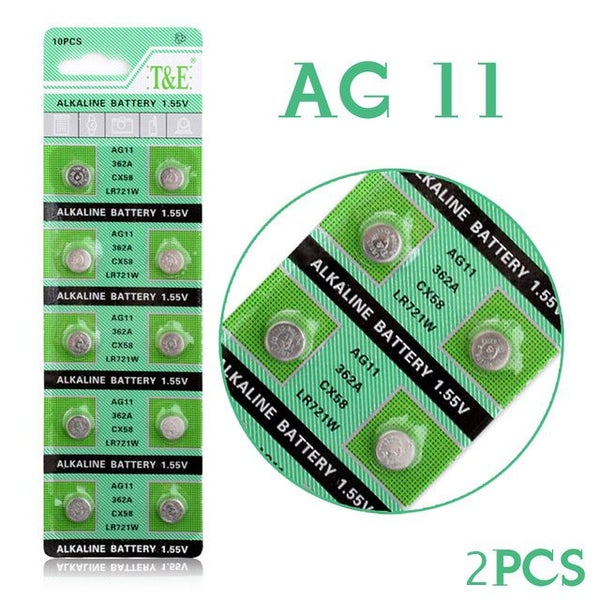 2pcs/pack LR721 362 AG11 Button Battery SR721 162 Alkaline Batteries 1.55V Carousel 1