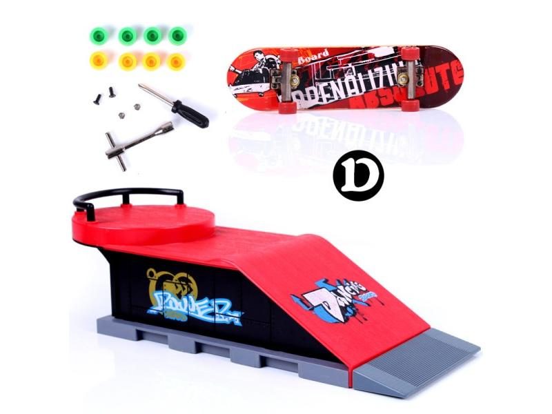 Finger Skateboards Skate Ramp Parts Toy For Children Carousel 1