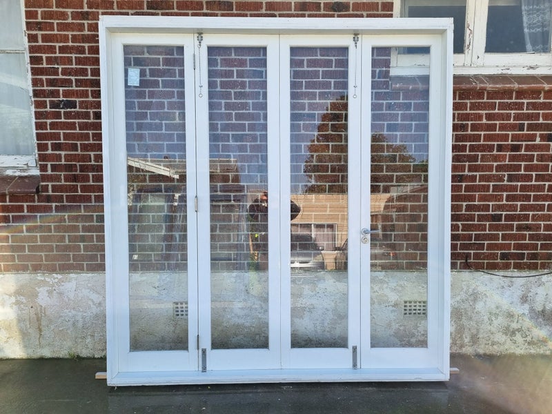 Wooden Bifold Doors 2410 W x 2540 H [#3872 MA] Carousel 2
