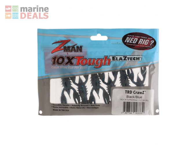 Z-Man TRD CrawZ Soft Bait 63.5mm Blue Black Carousel 2