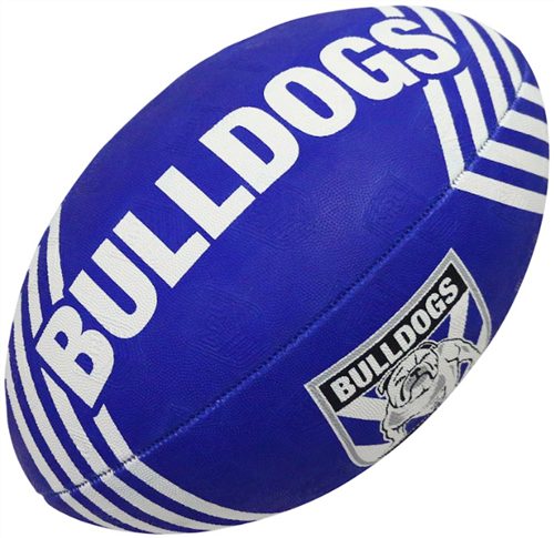 STEEDEN CANTERBURY BULLDOGS SUPPORTER LEAGUE BALL SIZE 5 Carousel 1