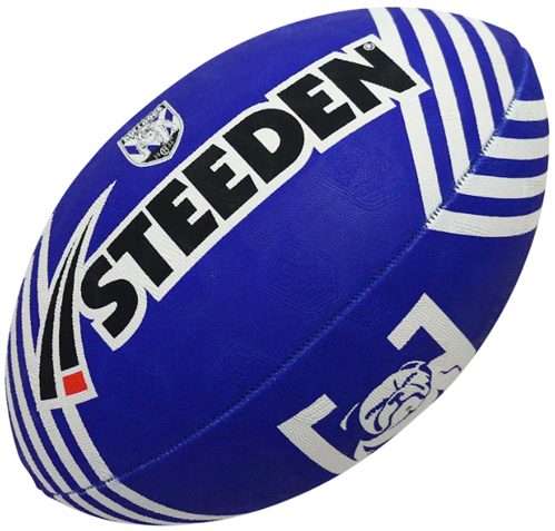 STEEDEN CANTERBURY BULLDOGS SUPPORTER LEAGUE BALL SIZE 5 Carousel 2
