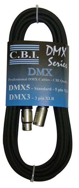 CBI Cables DMX3-3.3 - Ultimate 3 Pin 1m (3.3ft) DMX CABLE Carousel 1