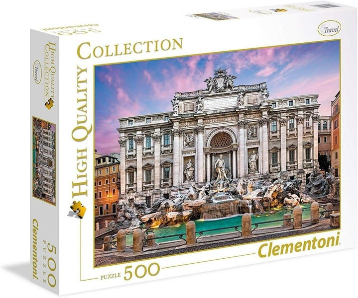 Clementoni Trevi Fountain Puzzle, 500 Piece Carousel 1