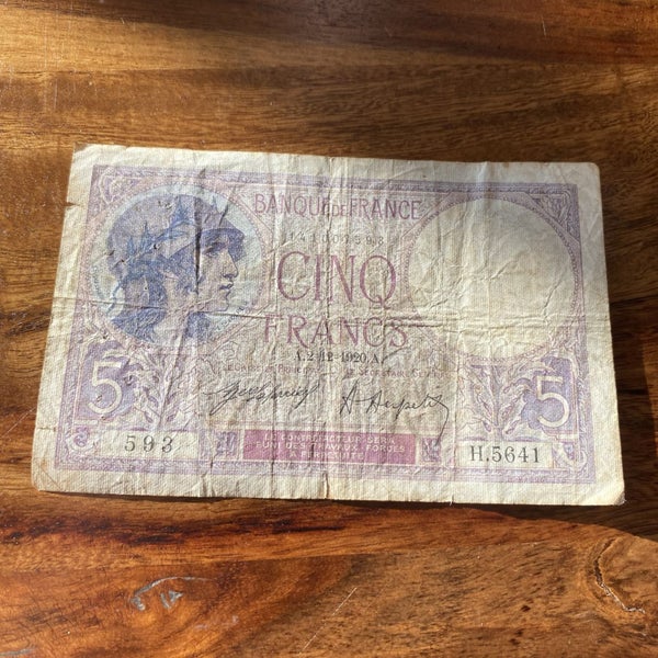 France 5 Francs 1920 Carousel 1
