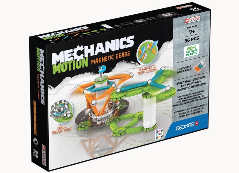 GEOMAG Mechanics Motion: 2 Magnetic Gears, 96 Piece Carousel 1
