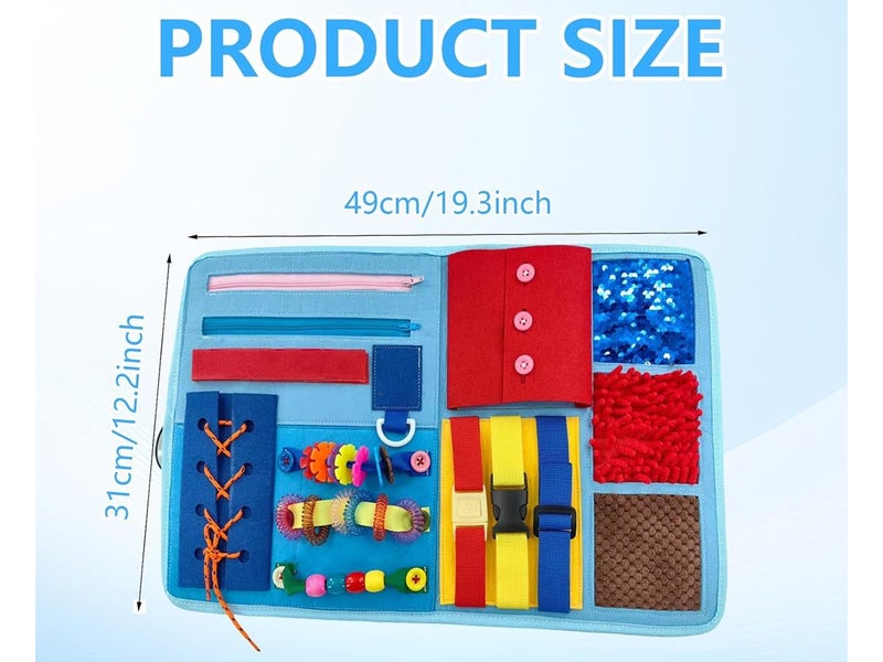 Dementia Aid Sensory Toys Fidget Blanket Carousel 6