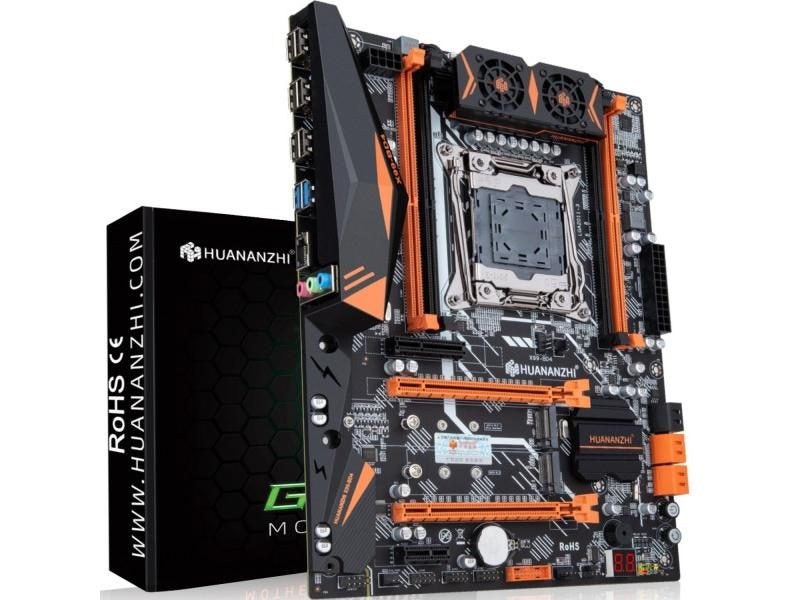 HUANANZHI X99 BD4 Motherboard LGA2011-3 DDR4 RECC128GB M.2 PCI-E NVME ATX Carousel 1